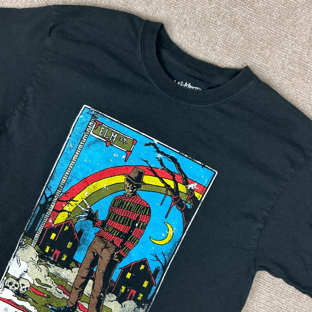 A Nightmare On Elm Street T-Shirt Mens Medium Black The Dreamer Graphic Cotton